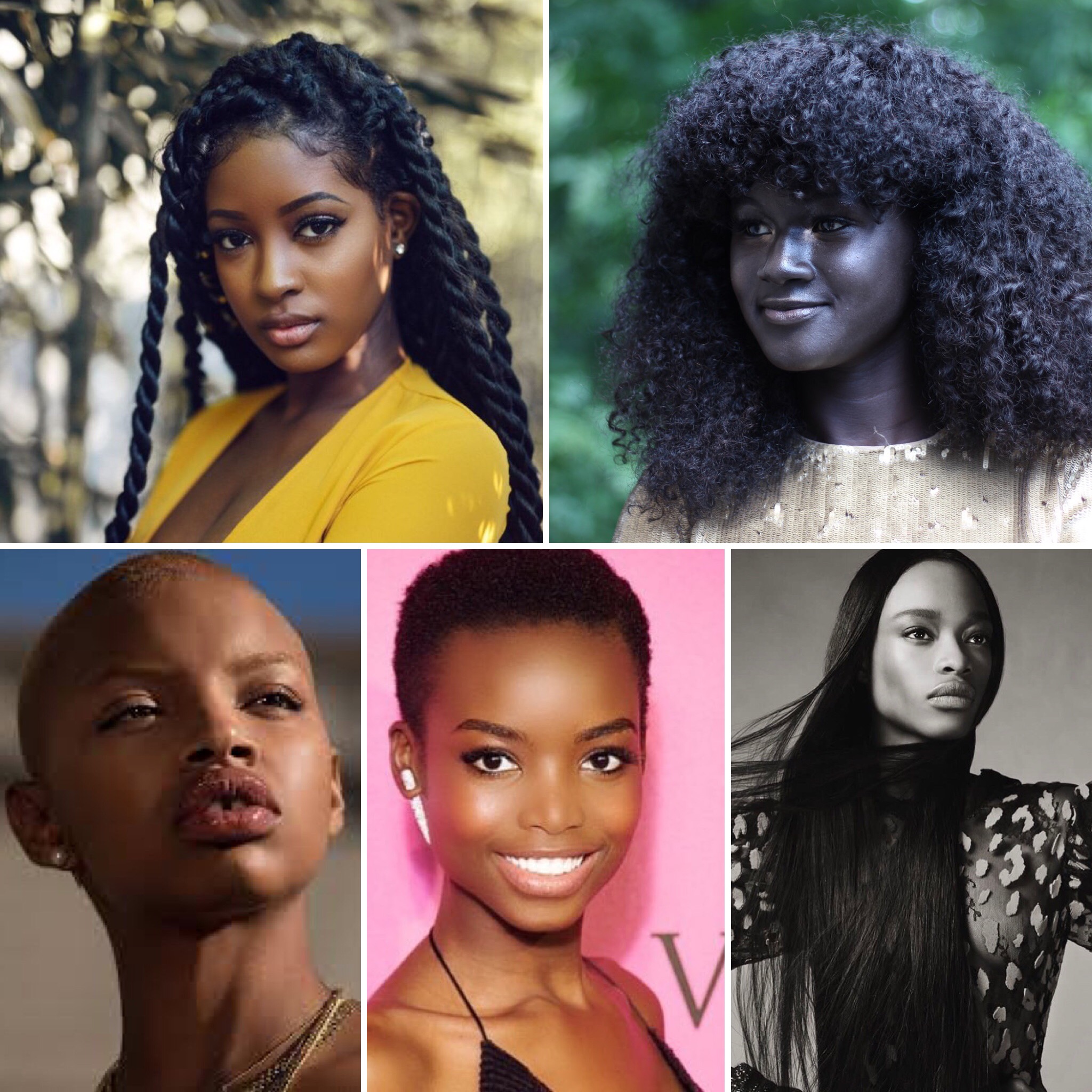 Tête de mannequin afro-américaine Vraie tête de mannequin pour coiffer noir