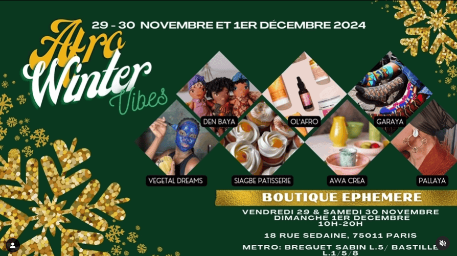 RDV afro-caribéen de novembre 2024 - Afro Winter Vibes