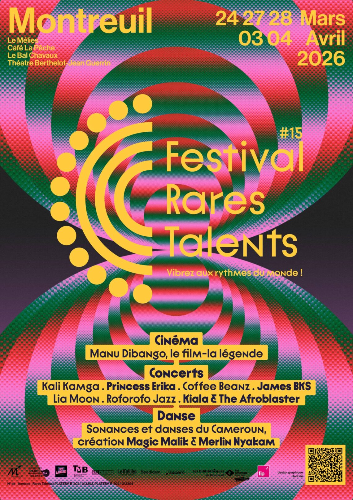 Affiche du Festival Rares Talents 2026
